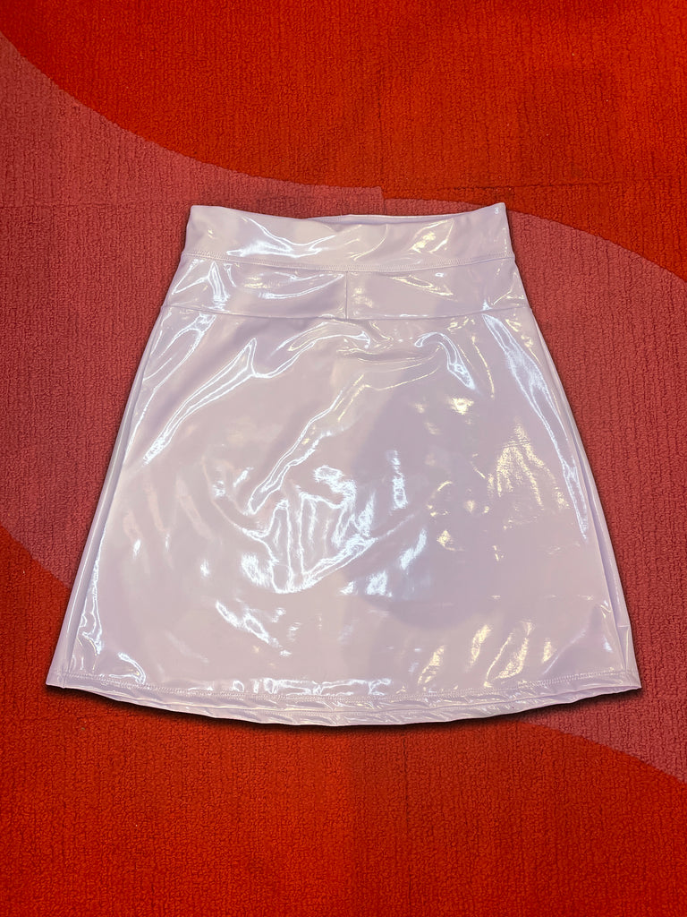 Daryl K Vinyl Mini Skirt - Pink